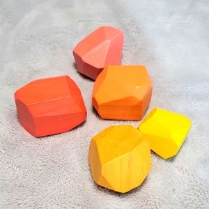 Lovevery Solid Wood Stacking Boulders (3 Year Old)